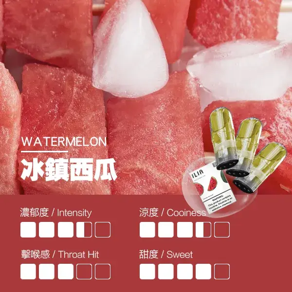 ILIA煙彈-瓷芯霧化彈-冰鎮西瓜口感webp - ILIA 拓撲蒸汽 | 台灣電子煙專賣店|主機煙彈現貨